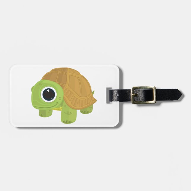 Turtle Luggage Tag (Front Horizontal)