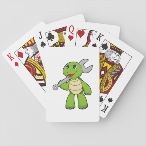 Turtle Mechanic Wrench Playing Cards