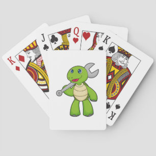 Turtle Mechanic Wrench Poker Cards