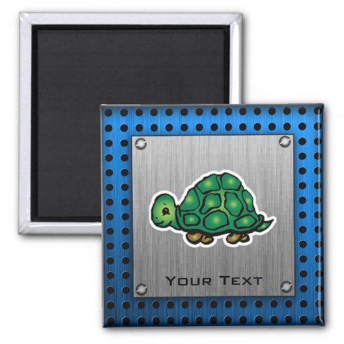 Turtle Metal_look Magnet