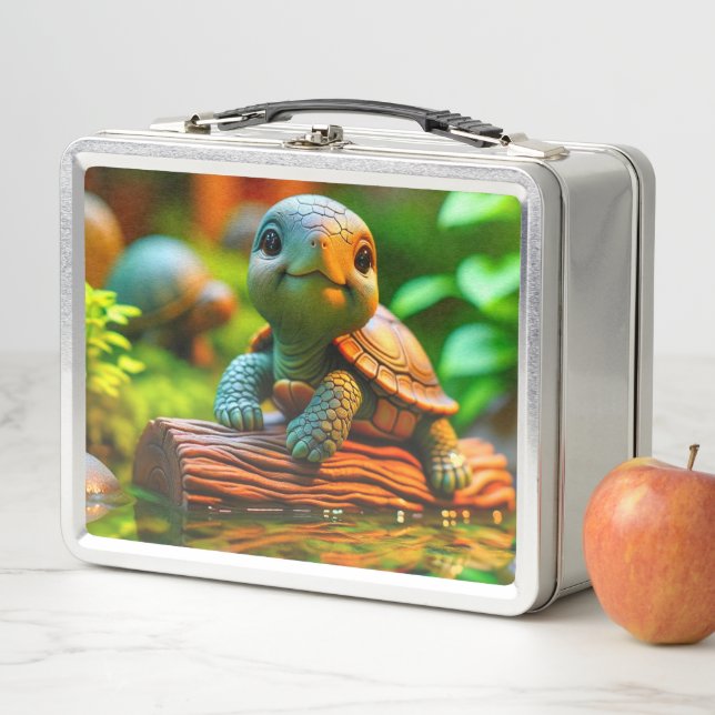Turtle Metal Lunch Box (In Situ)