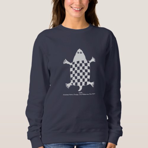 Turtle Mimbres Pottery Design Sweatshirt