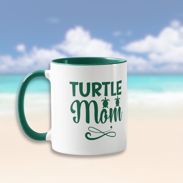 Turtle Mom Environmental Beach Theme Mug (Creator Uploaded)