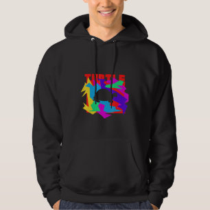 Turtle Mosaik Animal Lover Gift Idea Hoodie