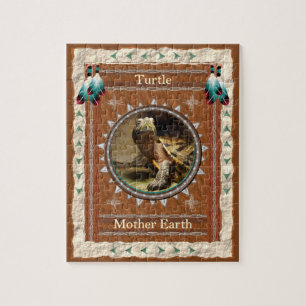 Turtle  -Mother Earth- Jigsaw Puzzle w/ Box