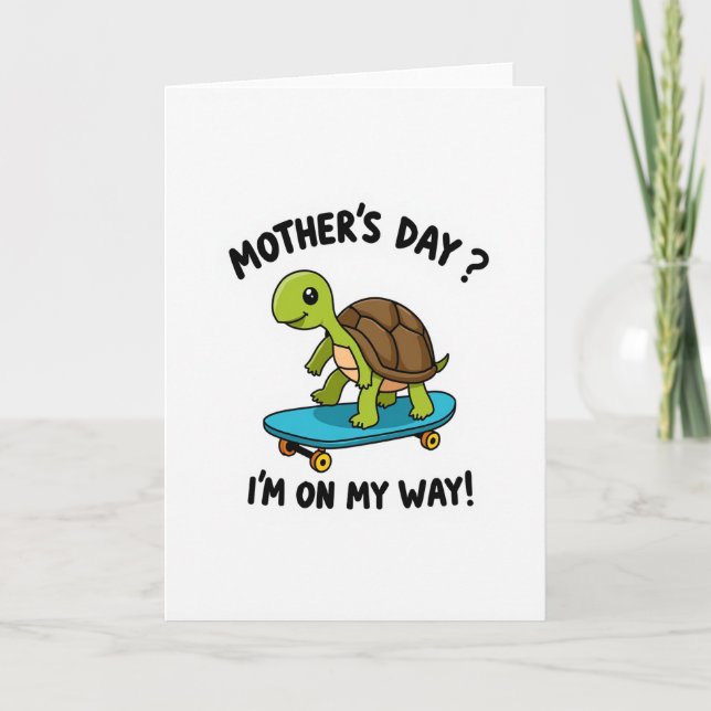 Turtle Mothers Day Arrival Card (Front)