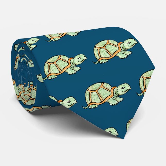 Turtle Neck Tie (Rolled)