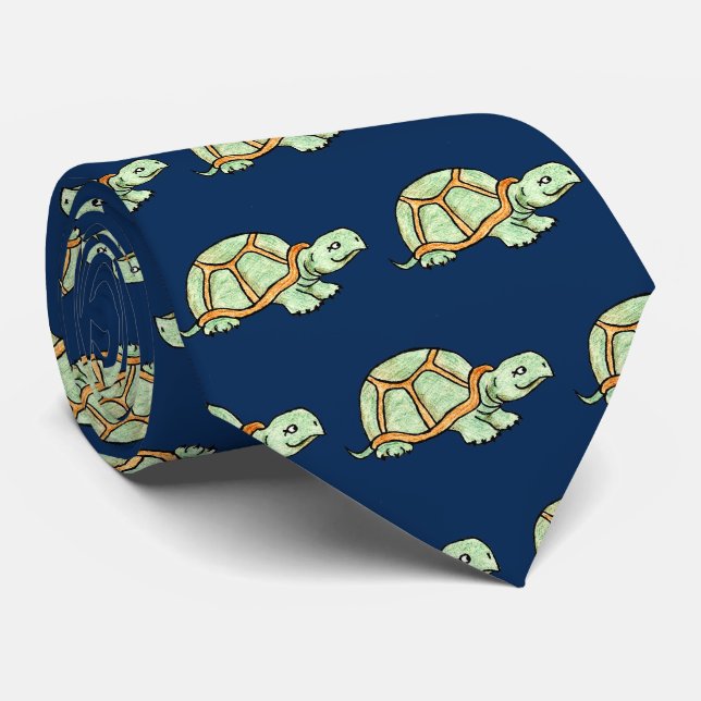 Turtle Neck Tie (Rolled)