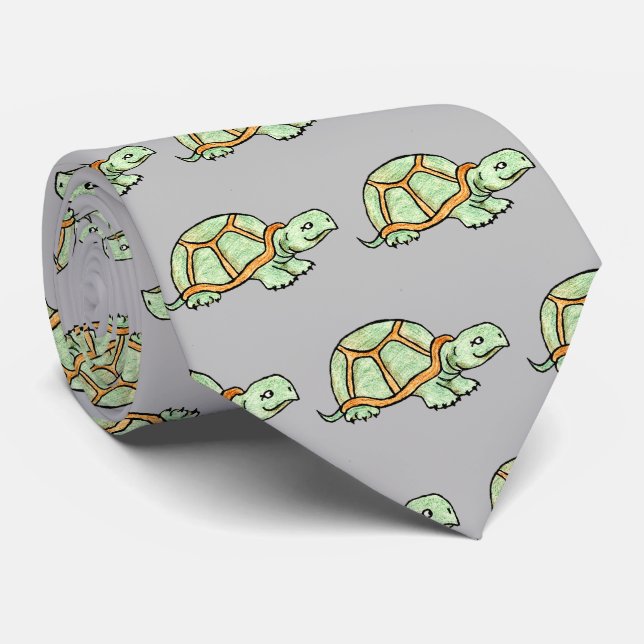 Turtle Neck Tie (Rolled)