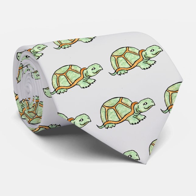 Turtle Neck Tie (Rolled)