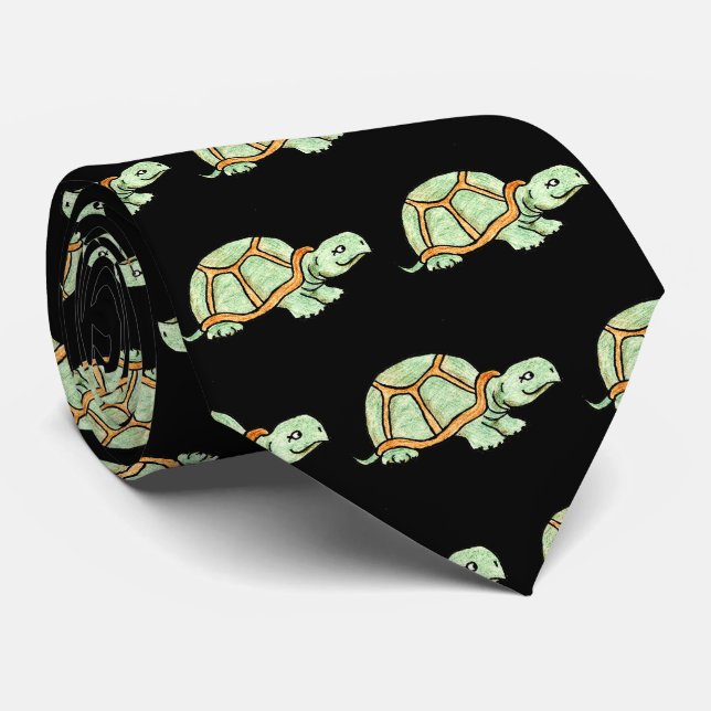 Turtle Neck Tie (Rolled)
