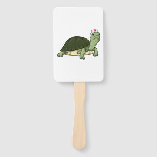 Turtle Nurse Hand Fan