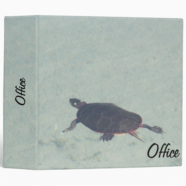 Turtle Office Binder (Front/Spine)
