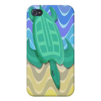 Turtle on Beach Iphone Case