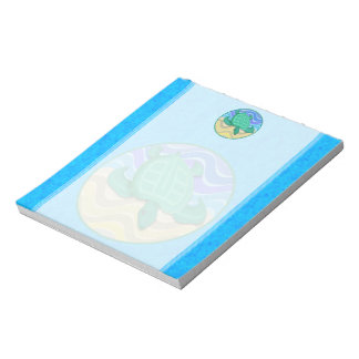 Turtle on Beach Small Notepad