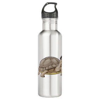 Turtle Painter Paint brush Stainless Steel Water Bottle