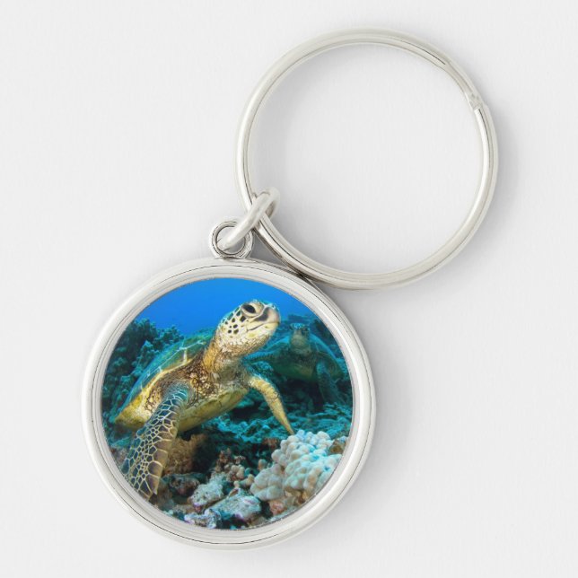 Turtle Pair Keychain (Front)