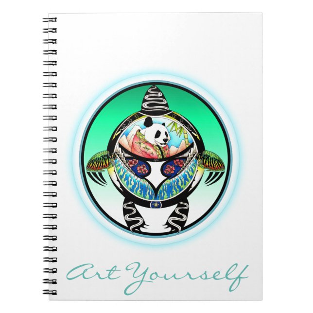 Turtle Panda Notebook (Front)