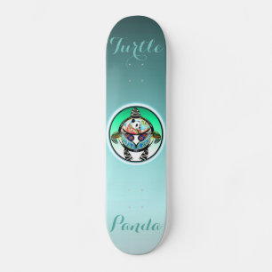 Turtle Panda Skateboard Deck