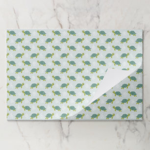 Turtle Paper Placemats, Sea Life Coastal Paper Pad