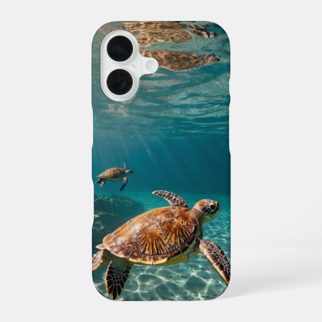 Turtle Parade Iphone Case (Back)