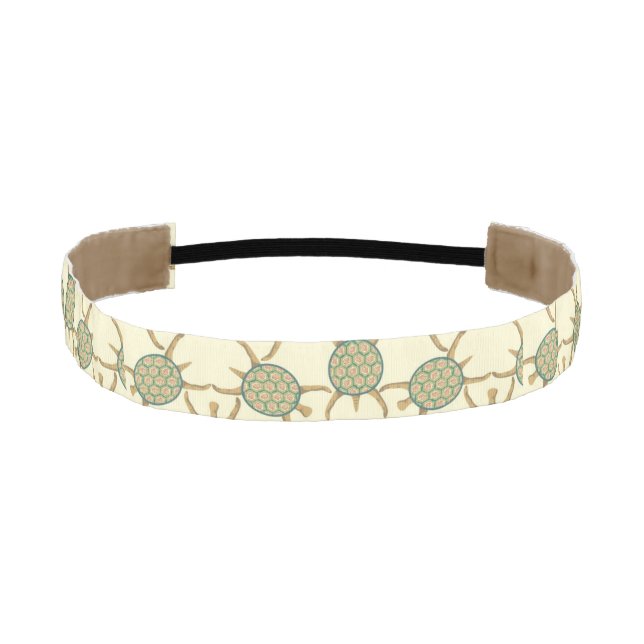 Turtle pattern athletic headband (Front)
