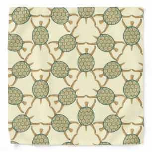Turtle pattern bandana