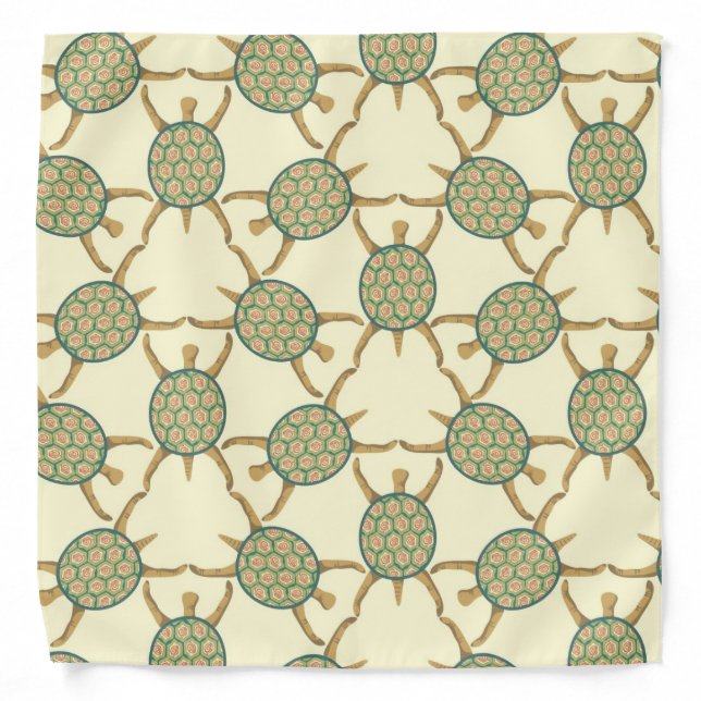 Turtle pattern bandana (Front)