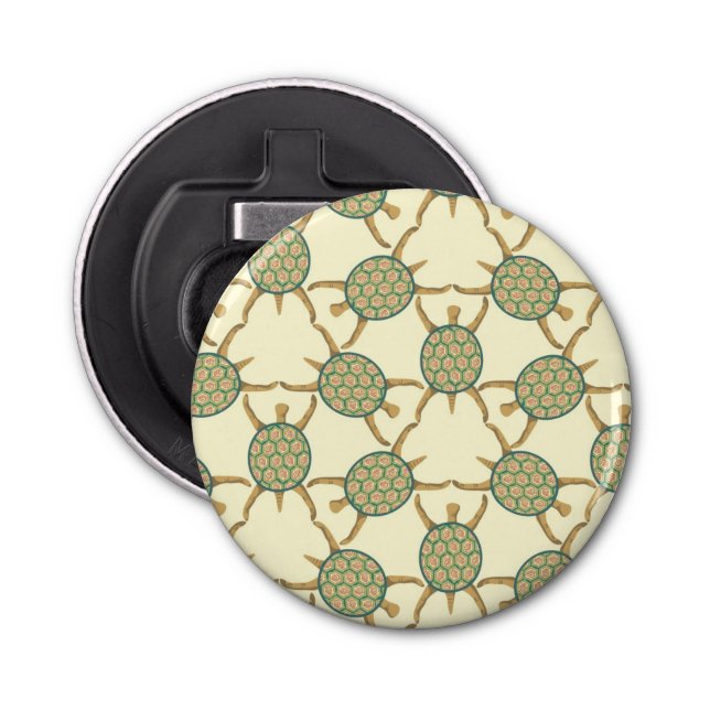 Turtle pattern bottle opener (Front)