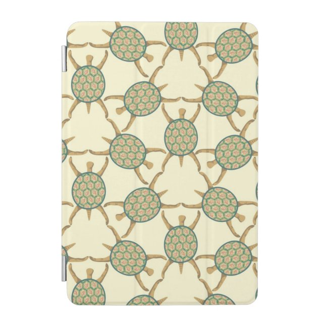 Turtle pattern iPad mini cover (Front)