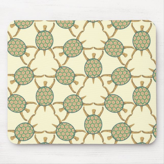 Turtle pattern mouse pad (Front)