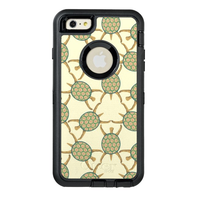 Turtle pattern otterbox iPhone case (Back)