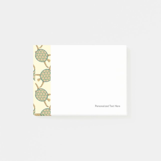 Turtle pattern post-it notes (Front)