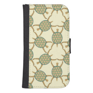 Turtle pattern samsung s4 wallet case