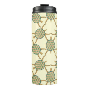 Turtle pattern thermal tumbler