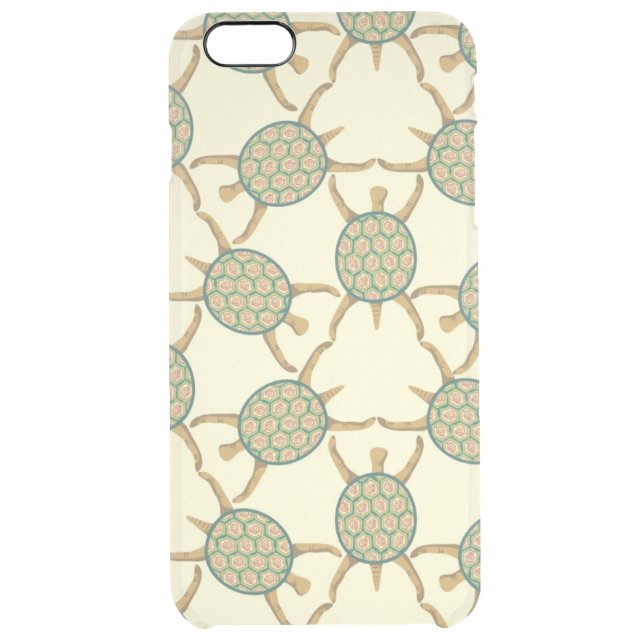 Turtle pattern uncommon iPhone case (Back)