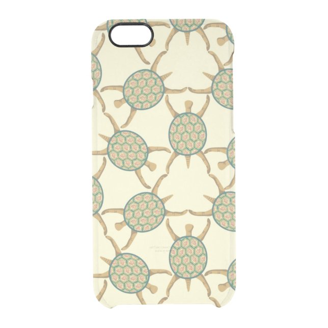 Turtle pattern uncommon iPhone case (Back)