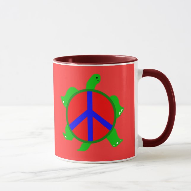 Turtle Peace Mug (Right)