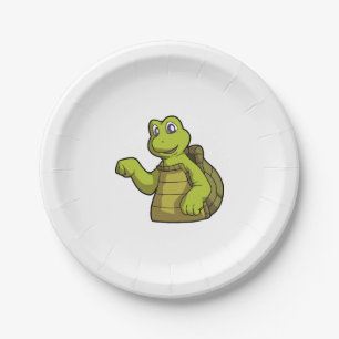 Turtle pet turtle animals gift paper plates