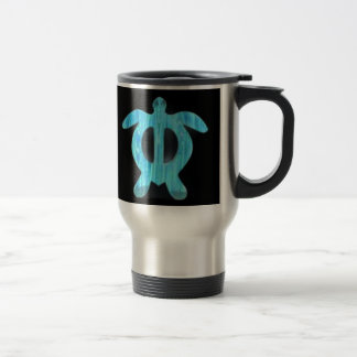 Turtle petroglyph travel mug