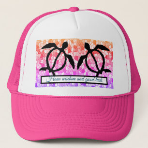 Turtle petroglyph  trucker hat