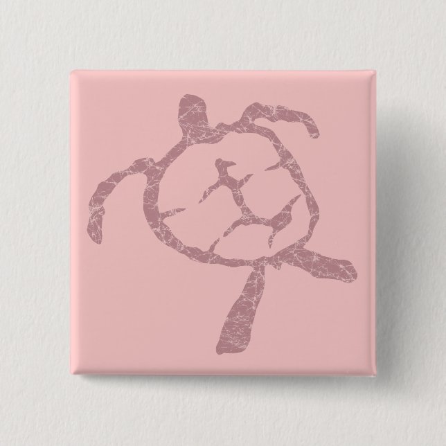 turtle-pink button (Front)