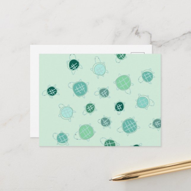 turtle Postcard (Front/Back In Situ)