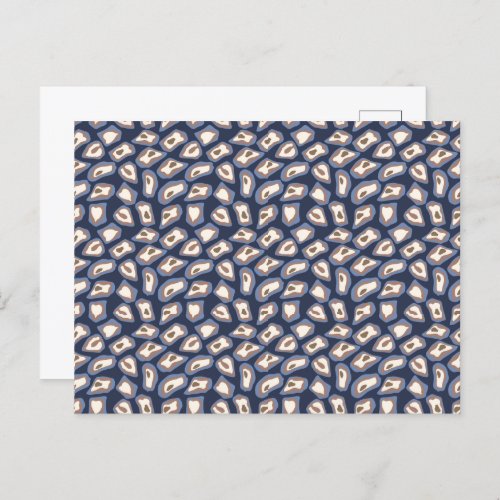 Turtle Prussian Blue Postcard