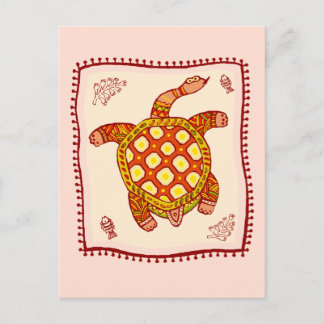 Turtle Quilt Postcard