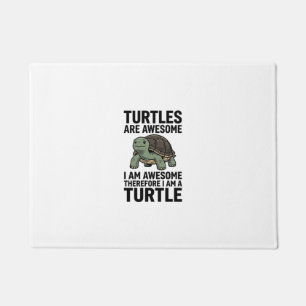 Turtle Quote Vintage Engraving Vector T-Shirt Desi Doormat