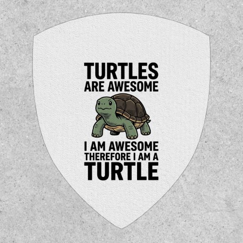 Turtle Quote Vintage Engraving Vector T-Shirt Desi Patch