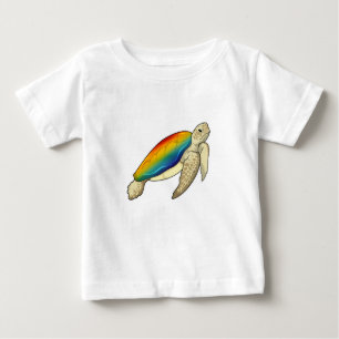 Turtle Rainbow Baby T-Shirt