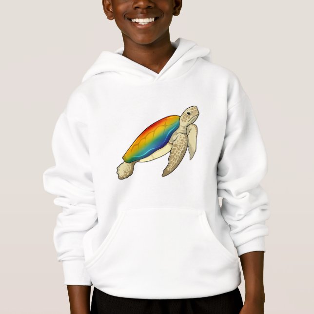 Turtle Rainbow Hoodie (Front)