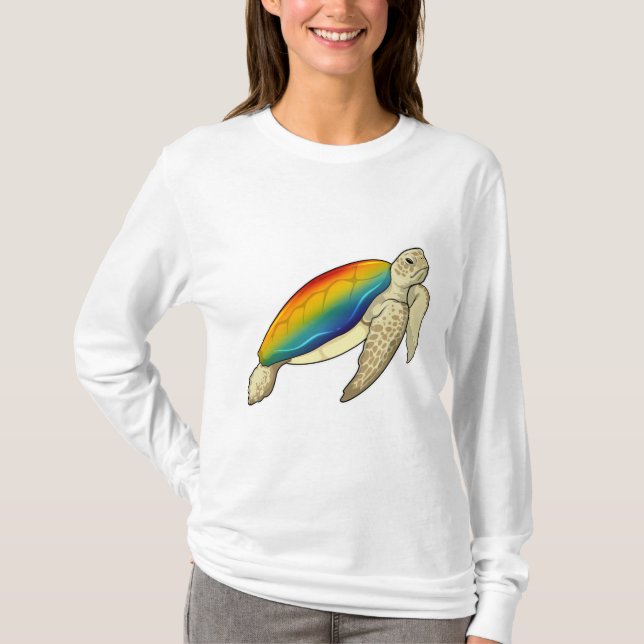 Turtle Rainbow T-Shirt (Front)